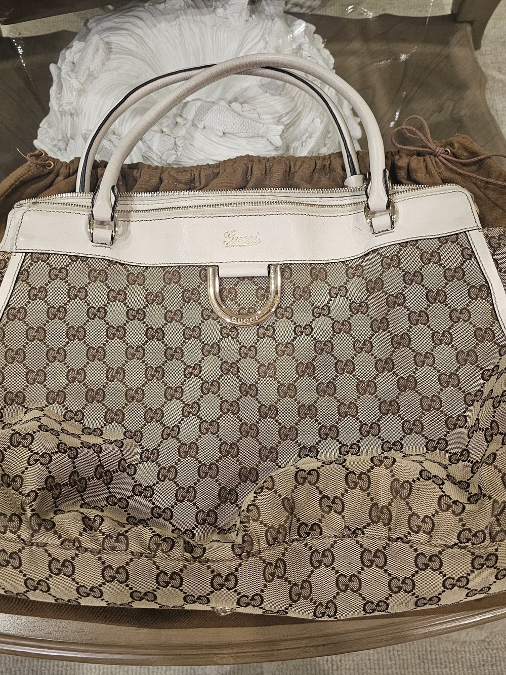Gucci GG Canvas Abbey D Ring tote bag